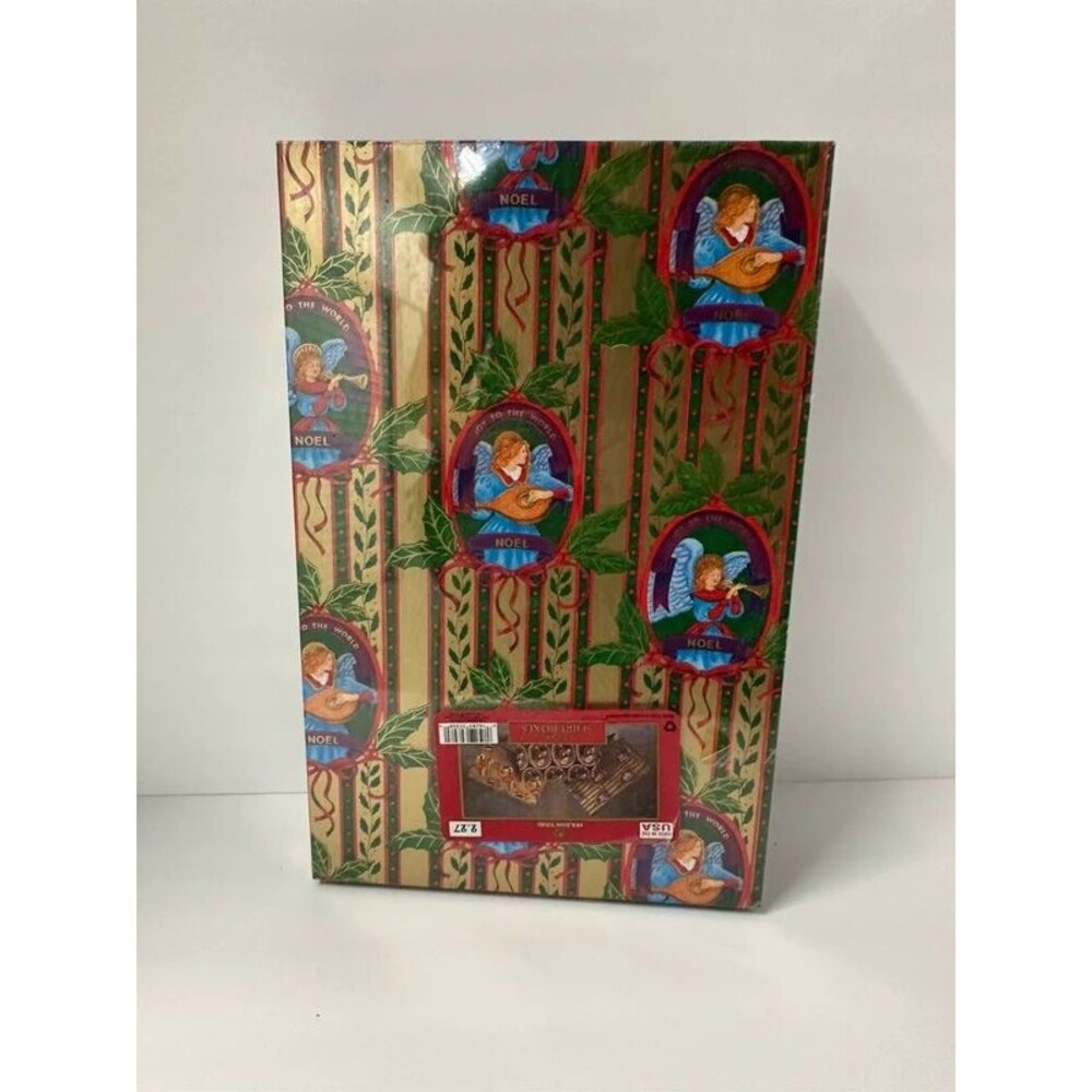 Vintage Holiday Time Christmas USA Shirt Gift Boxes 3 Pack Angels Noel NOS